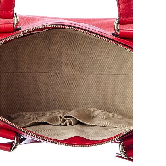 Gucci Red Leather Soho Tote (Authentic Pre-Owned) - Picture 4 of 5